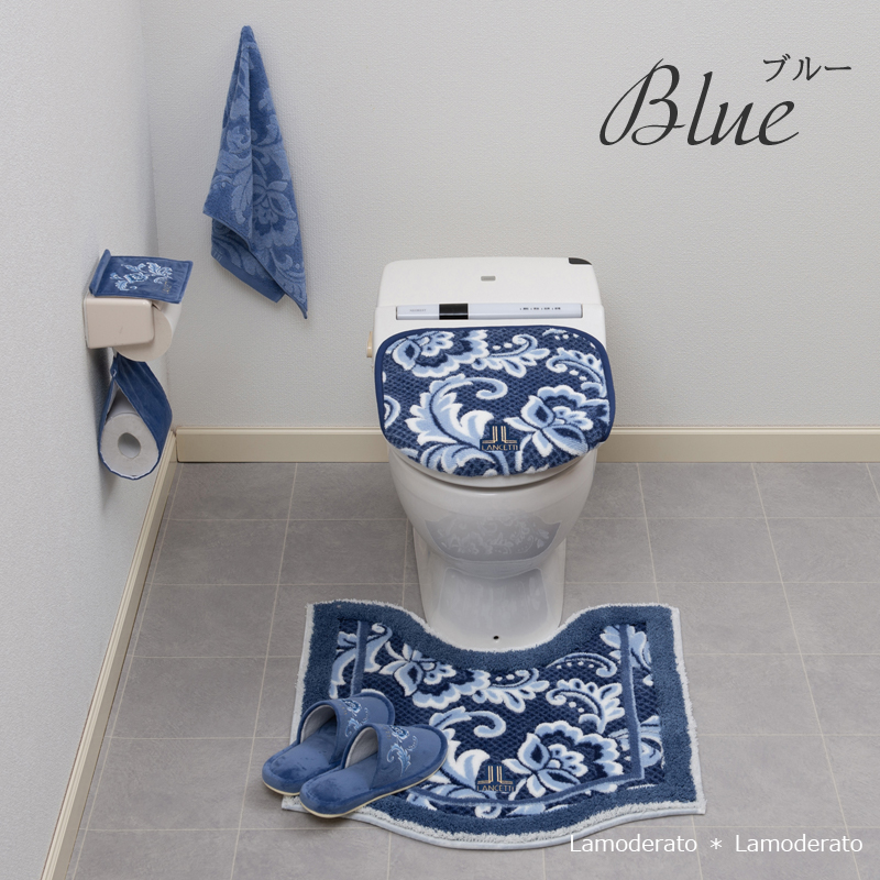 LANCETTI（ランチェッティ） トイレマットセット 3点 約65×65cm トイレ