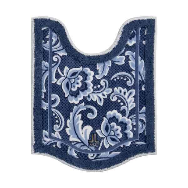 トイレマット ロング おしゃれ 洗える ブランド 日本製 滑り止め 大判 約80&times;65cm ランチェッティ ピッツォ 単品 センコー