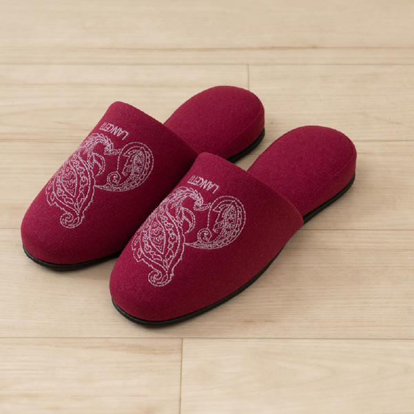 LANCETTI スリッパ 来客用 室内 室内履き おしゃれ ブランド 前詰まり  