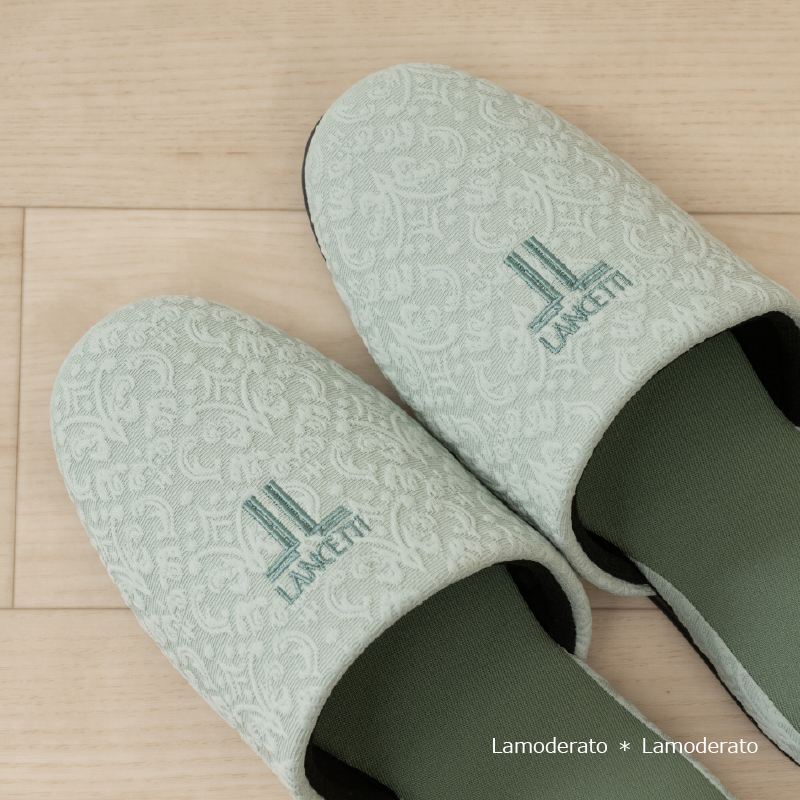 LANCETTI スリッパ 来客用 室内 室内履き おしゃれ ブランド 前詰まり  