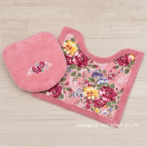 large le temps トイレマットセット 2点 約58×60cm トイレマット+兼用