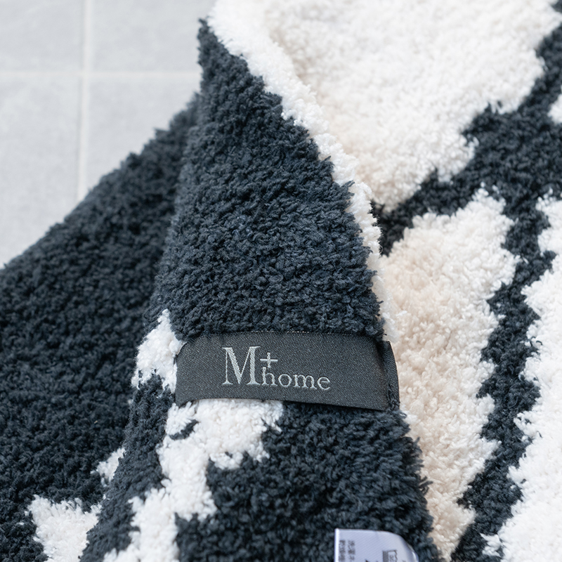 正規品♡SWEET掲載♡ふわふわロゴ上下セット ASHEL x NERUS コラボ限定カラー【シングル】毛布 もこもこ収納袋付