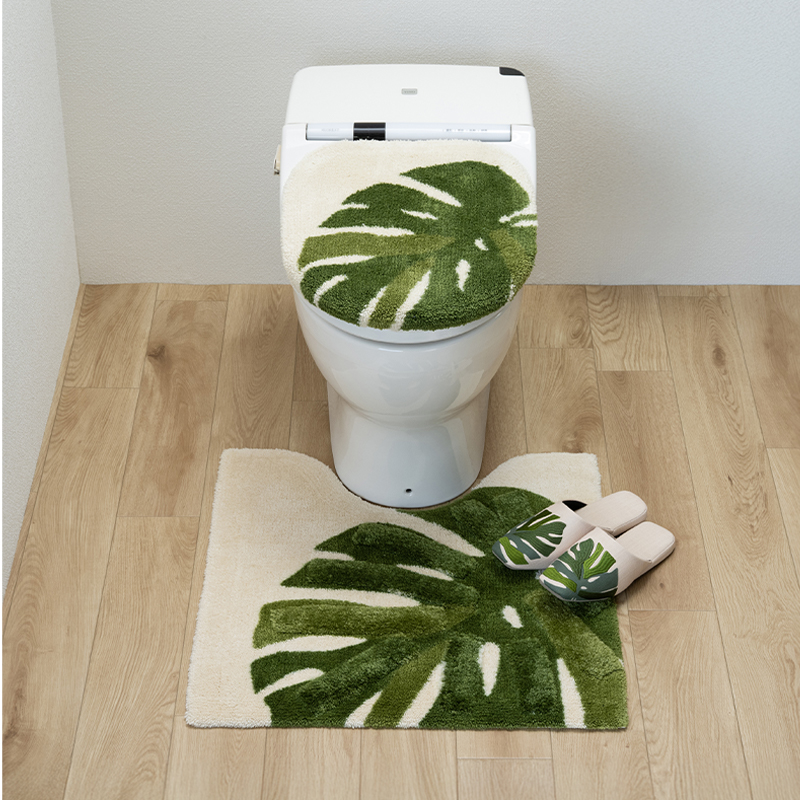 M＋home トイレマットセット 3点 約60×60cm トイレマット+兼用