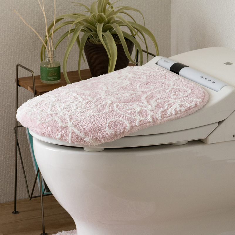 センコー トイレマットセット 4点 約60×60cm トイレマット+兼用