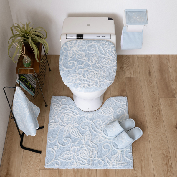 センコー トイレマットセット 5点 約60×60cm トイレマット+兼用