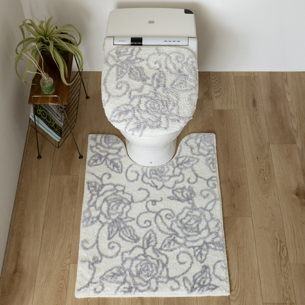 センコー トイレマットセット 2点 約80×60cm ロングトイレマット+兼用