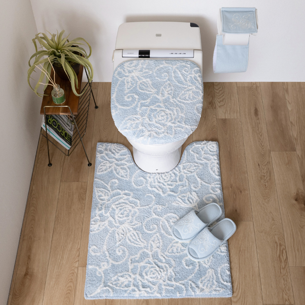 センコー トイレマットセット 4点 約80×60cm ロングトイレマット+兼用