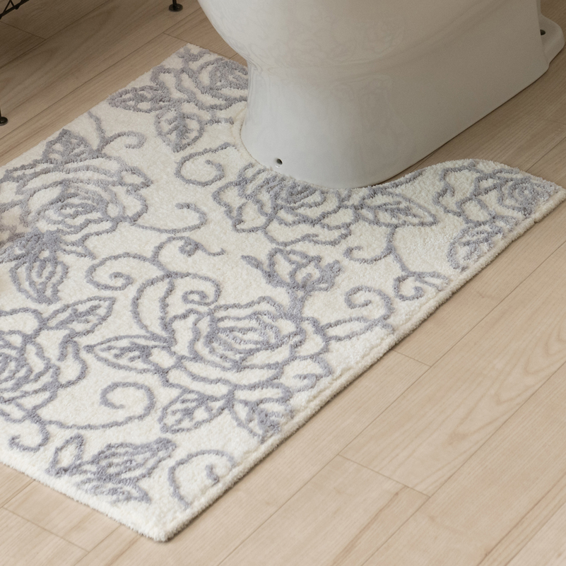 センコー トイレマットセット 3点 約80×60cm ロングトイレマット+兼用