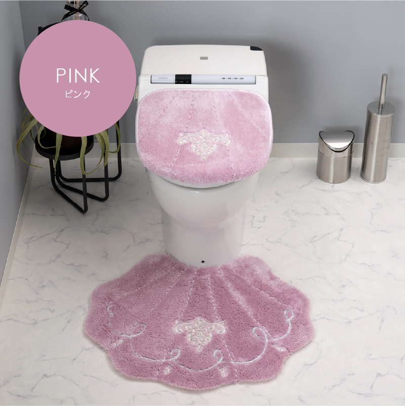 センコー トイレマットセット 2点 約55×65cm トイレマット+兼用