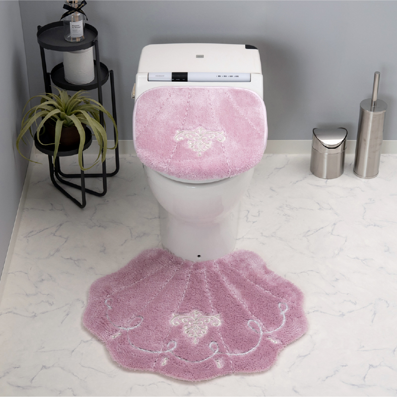 センコー トイレマットセット 2点 約55×65cm トイレマット+兼用