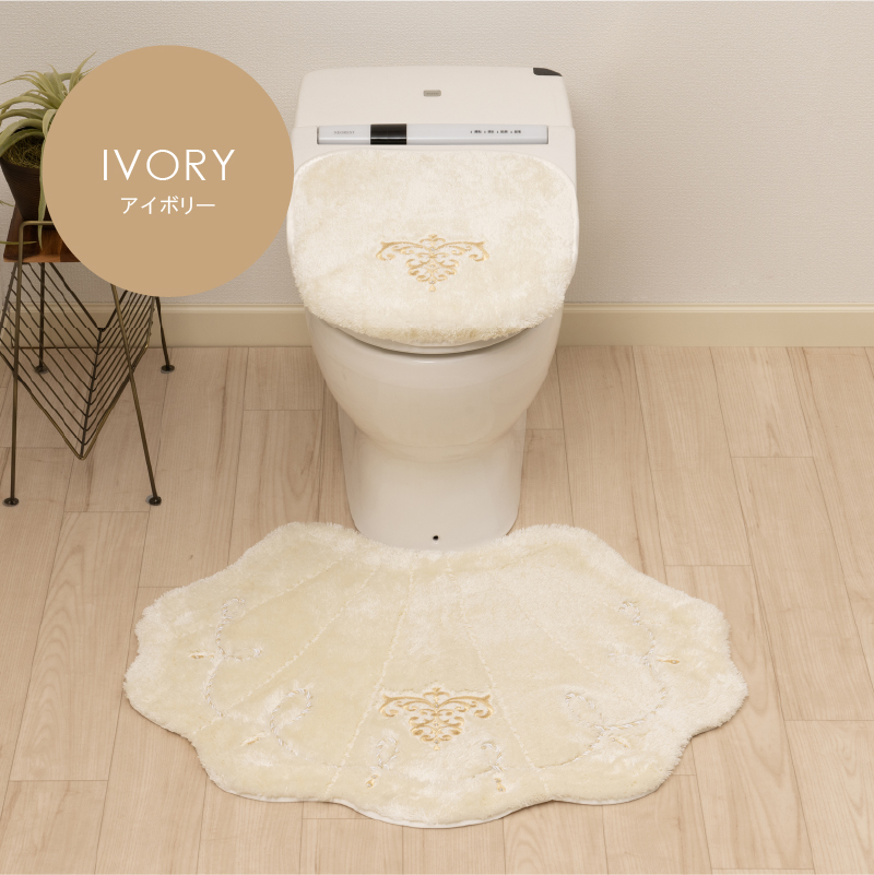 センコー トイレマットセット 2点 約65×80cm 大判トイレマット+兼用