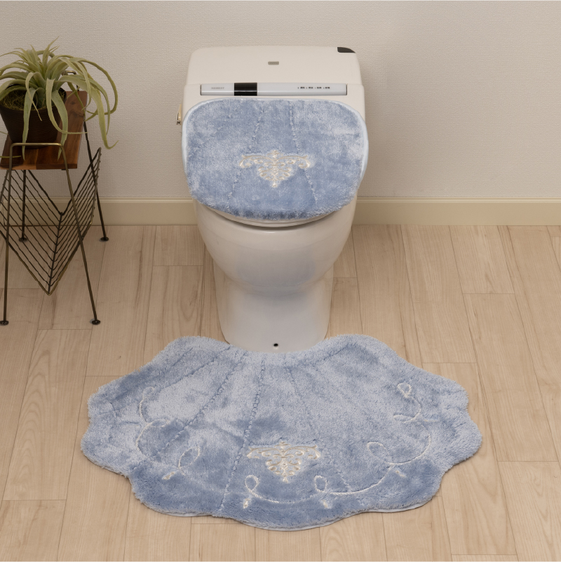 センコー トイレマットセット 2点 約65×80cm 大判トイレマット+兼用