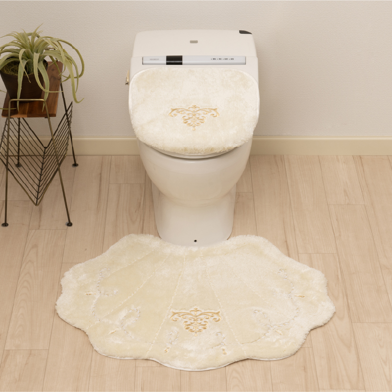 センコー トイレマットセット 2点 約65×80cm 大判トイレマット+兼用
