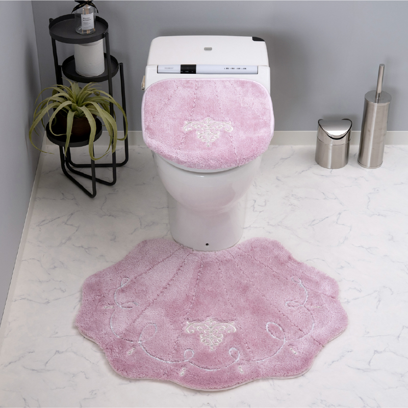 センコー トイレマットセット 2点 約65×80cm 大判トイレマット+兼用