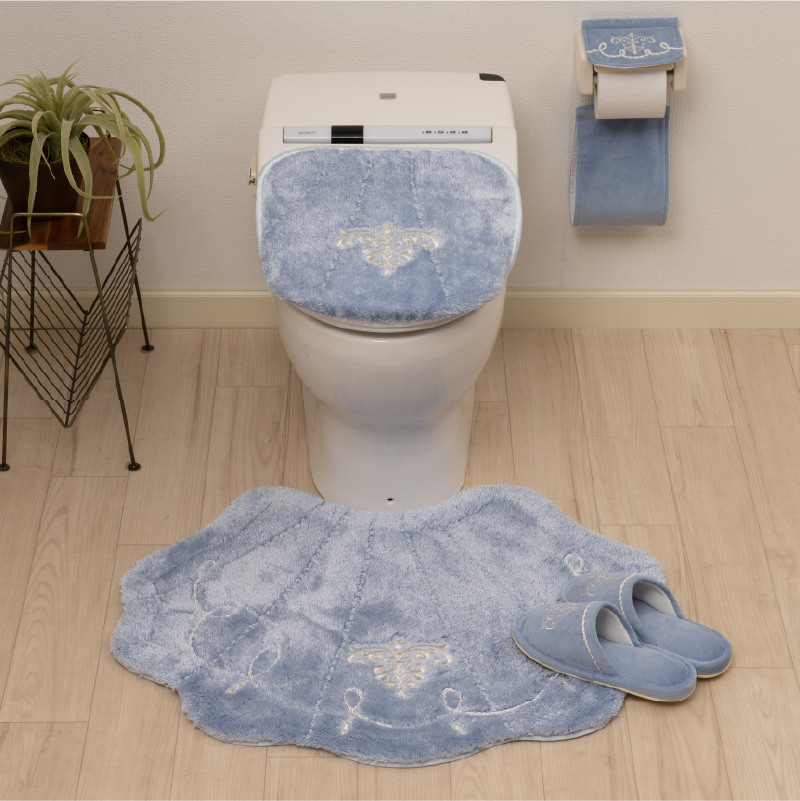 センコー トイレマットセット 4点 約65×80cm 大判トイレマット+兼用