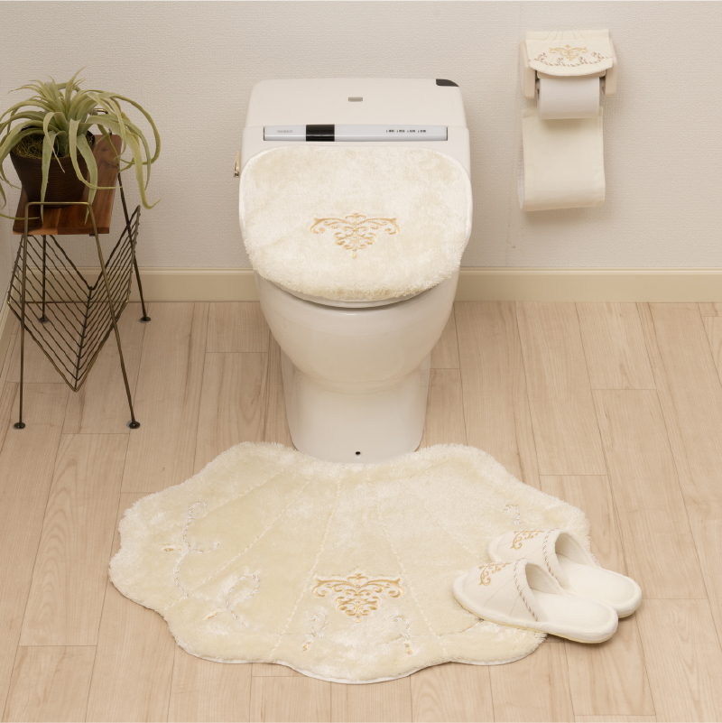センコー トイレマットセット 4点 約65×80cm 大判トイレマット+兼用