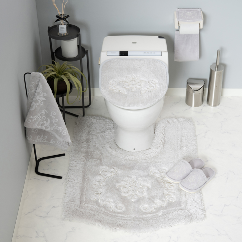 センコー トイレマットセット 5点 約95×70cm ロングトイレマット+兼用