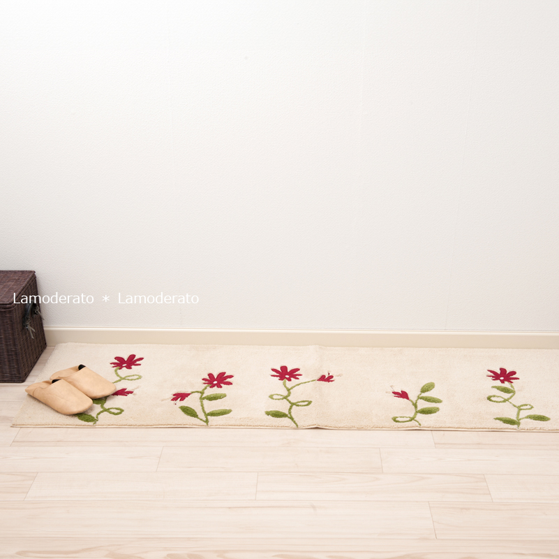 キッチンマット 240cm 台所マット おしゃれ 洗える 滑り止め ブランド 約50×240cm シビラ サトゥルノ センコー 関連画像5