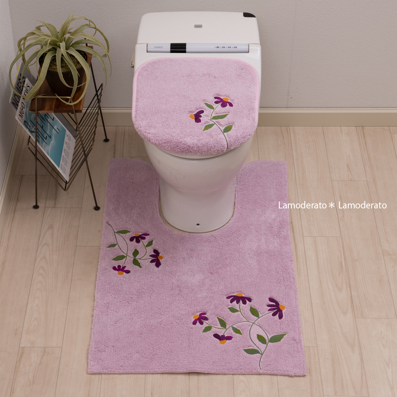 Sybilla（シビラ） トイレマットセット 2点 耳長トイレマット+兼用