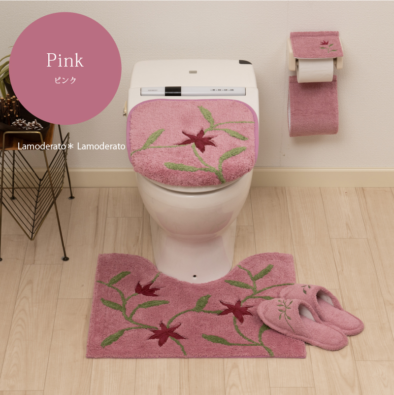 Sybilla（シビラ） トイレマットセット 4点 約50×60cm ミニトイレ