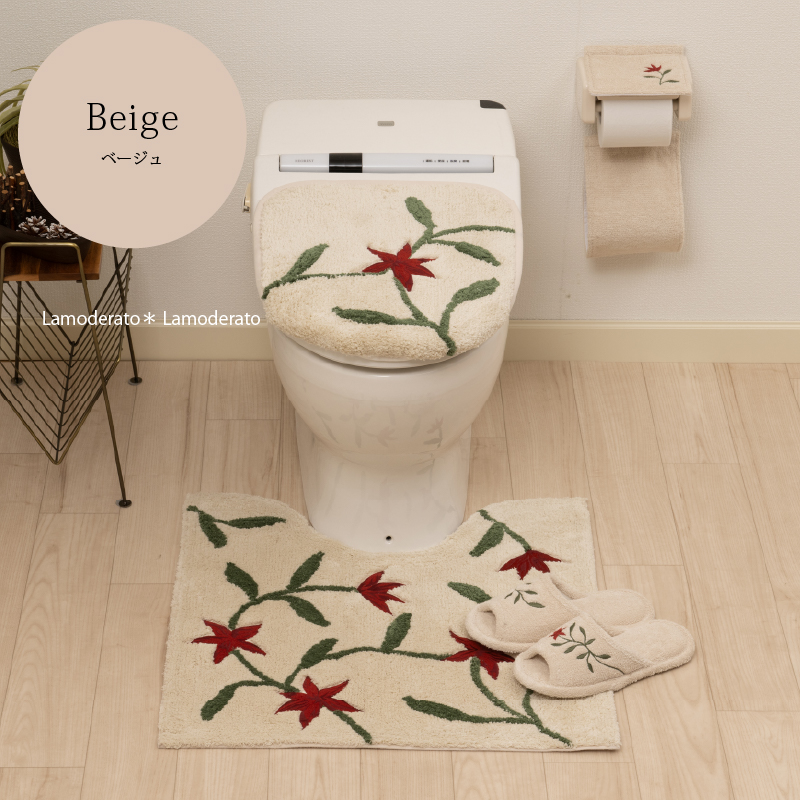 Sybilla（シビラ） トイレマットセット 4点 約60×60cm トイレマット+