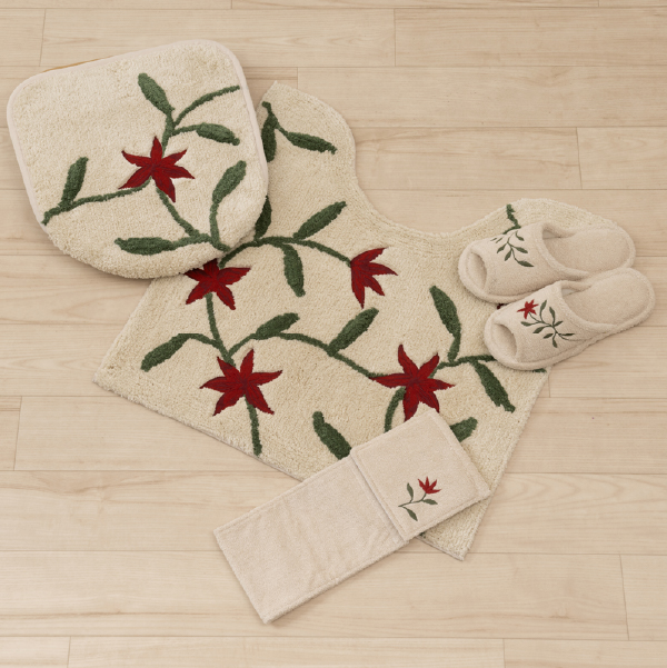 Sybilla（シビラ） トイレマットセット 4点 約60×60cm トイレマット+