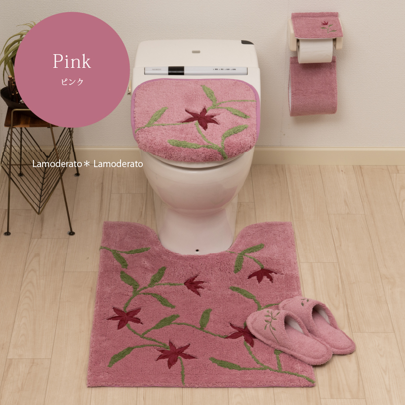 Sybilla（シビラ） トイレマットセット 4点 約80×60cm ロングトイレ