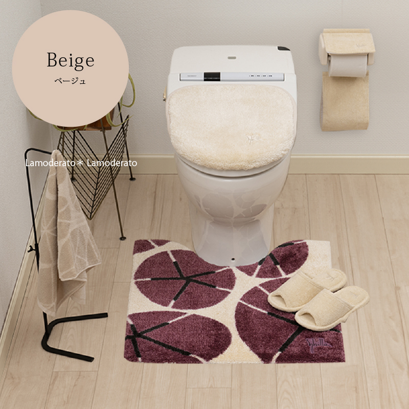 Sybilla（シビラ） トイレマットセット 5点 約60×60cm トイレマット+