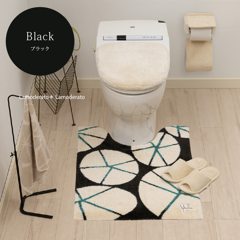 Sybilla（シビラ） トイレマットセット 5点 約80×60cm ロングトイレ