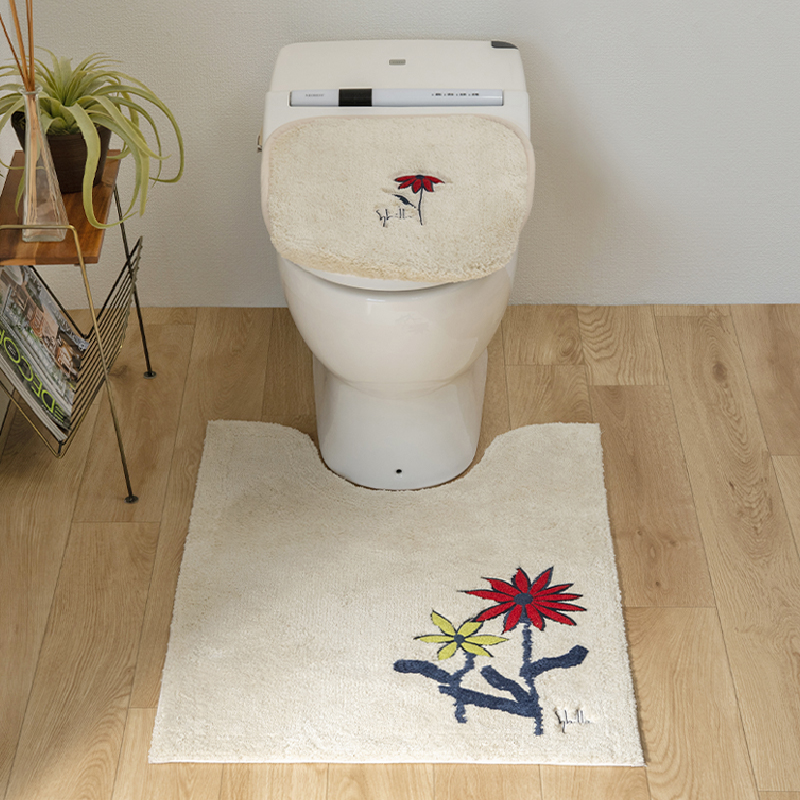Sybilla（シビラ） トイレマットセット 2点 約80×60cm ロングトイレ