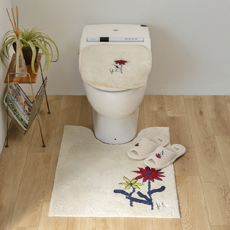 Sybilla（シビラ） トイレマットセット 3点 約80×60cm ロングトイレ