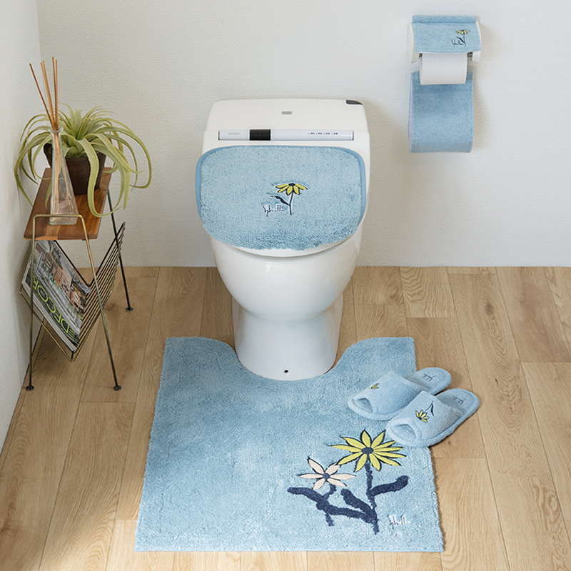 Sybilla（シビラ） トイレマットセット 4点 約80×60cm ロングトイレ