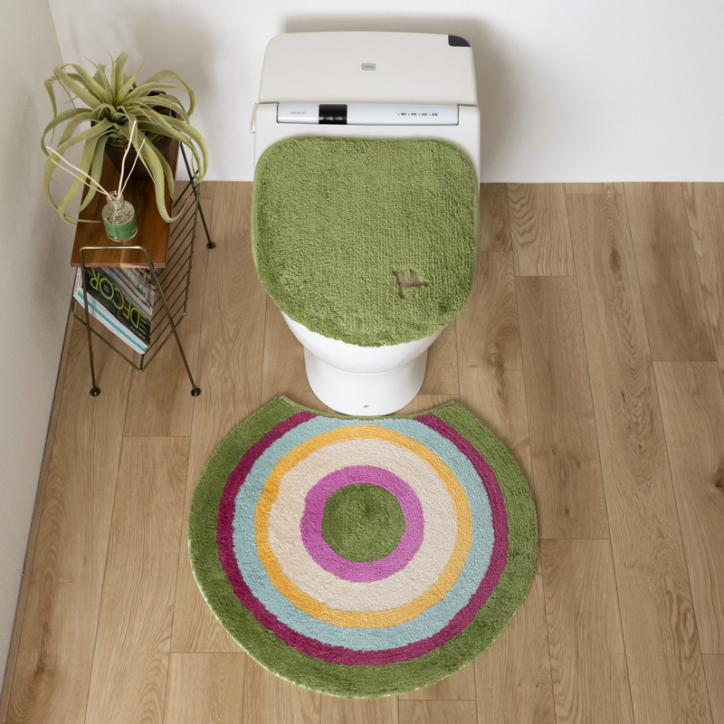 Sybilla（シビラ） トイレマットセット 2点 約60×62cm トイレマット+