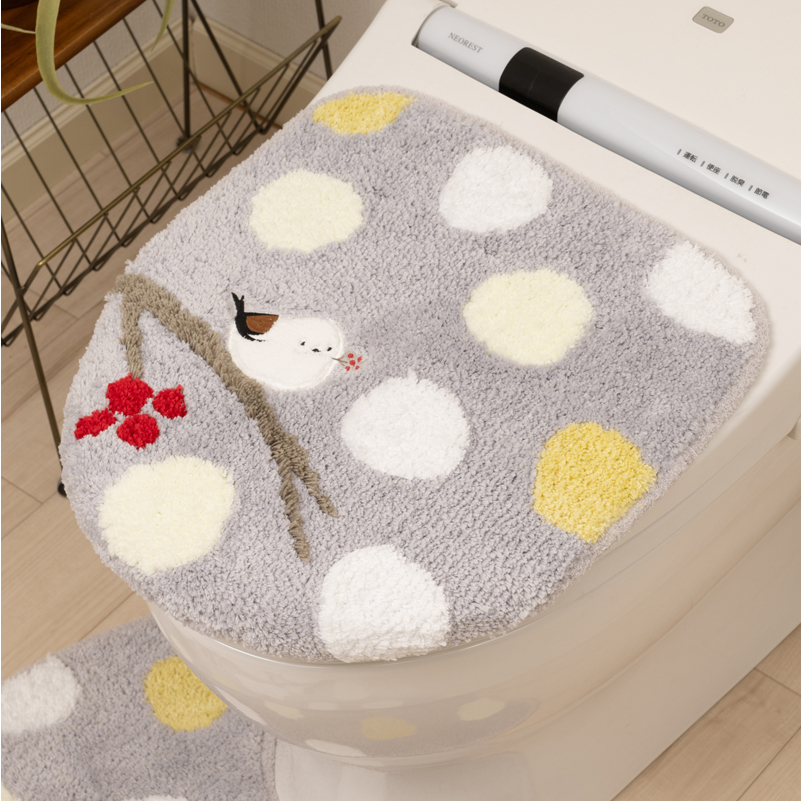 S.D.S トイレフタカバー 吸着 洗える 普通型 洗浄暖房型 おしゃれ