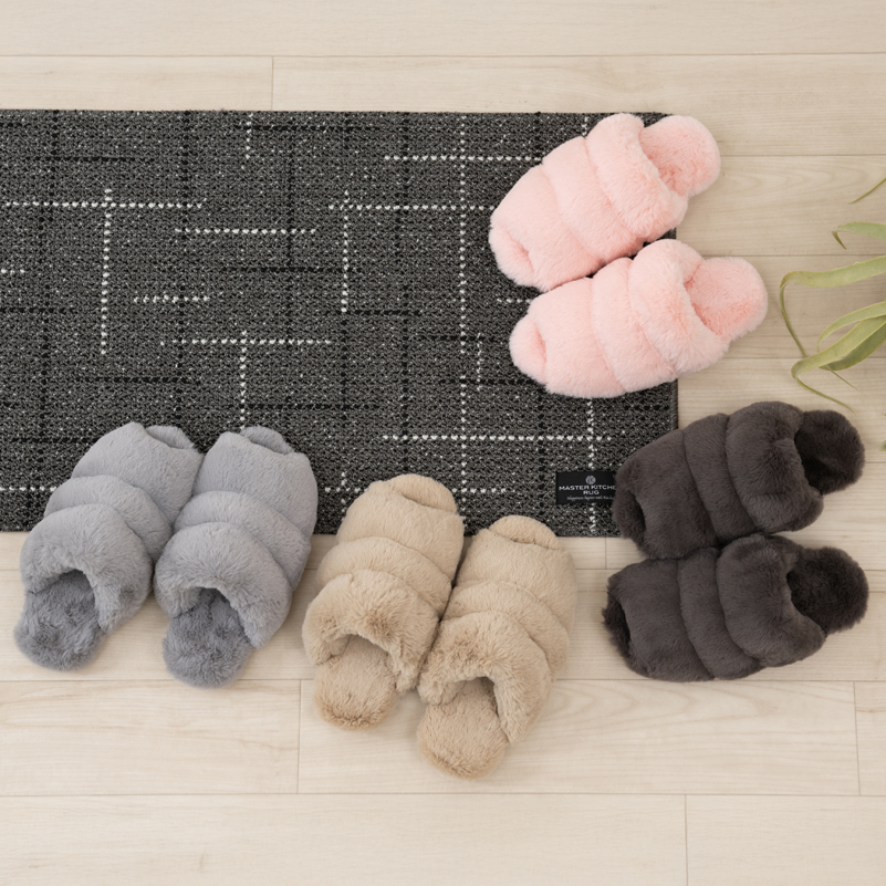 S.D.S スリッパ ルームシューズ 冬 室内 もこもこ 洗える おしゃれ