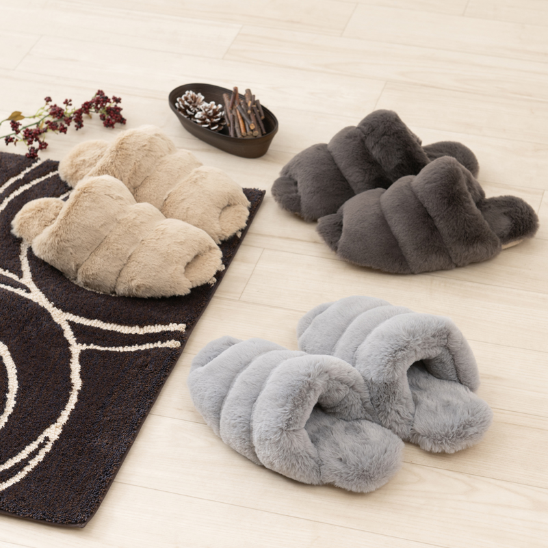 S.D.S スリッパ ルームシューズ 冬 室内 もこもこ 洗える おしゃれ