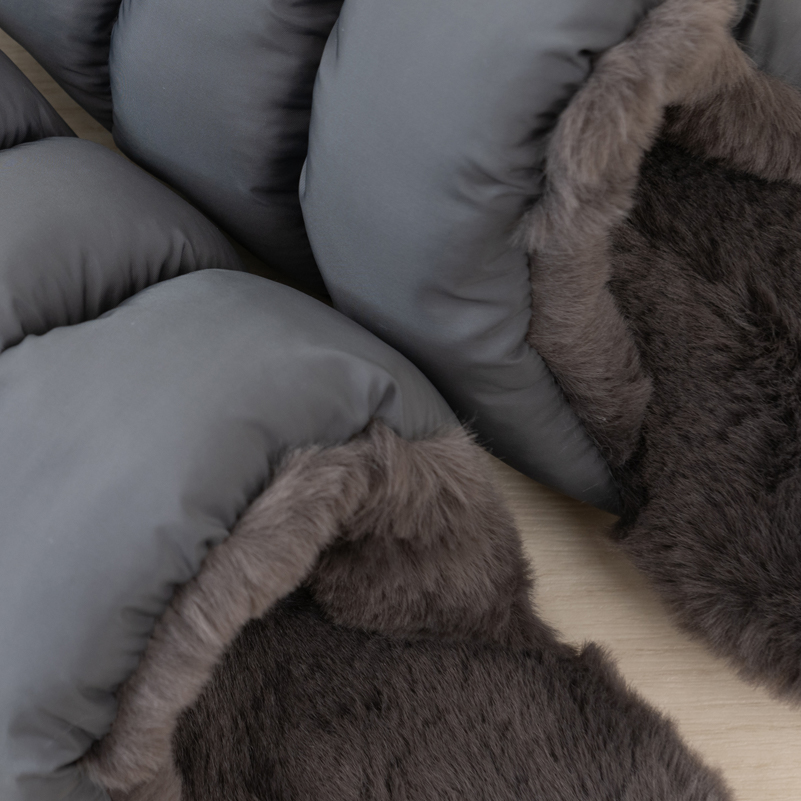 S.D.S スリッパ ルームシューズ 冬 室内 あったか 暖かい ボア