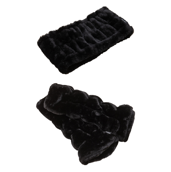 ネックウォーマー レッグウォーマー ロング 2点セット ネックカバー