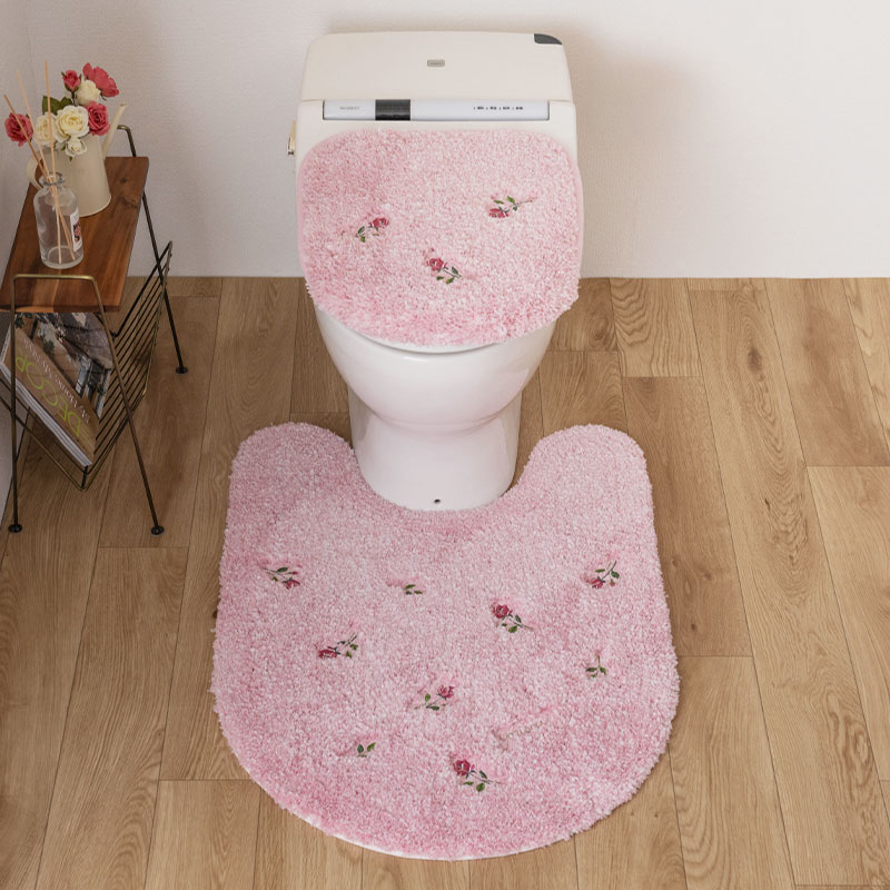 S.D.S トイレマットセット 2点 約80×60cm ロングトイレマット+兼用