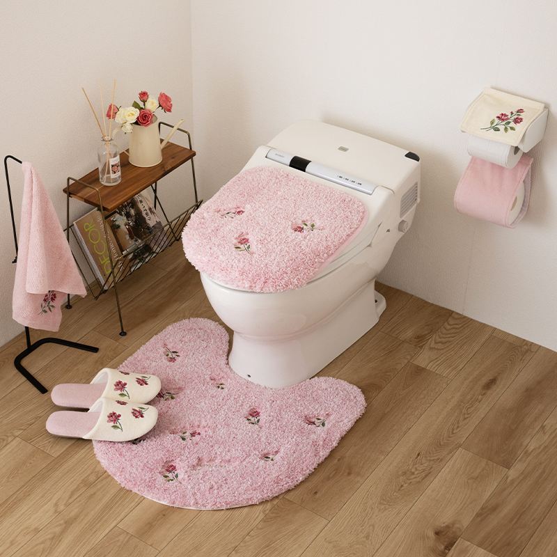 S.D.S トイレットペーパーホルダーカバー ペーパーホルダーカバーN 花