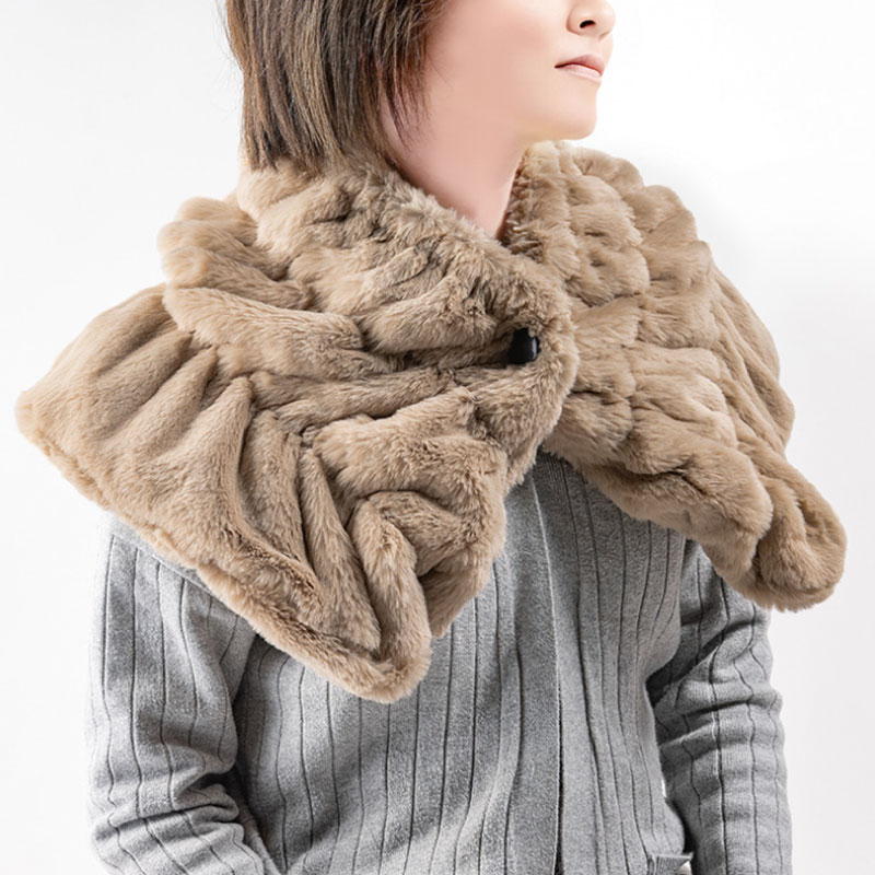 ケープ ボア ふわふわ もこもこ あったか 冬用 防寒 レディース