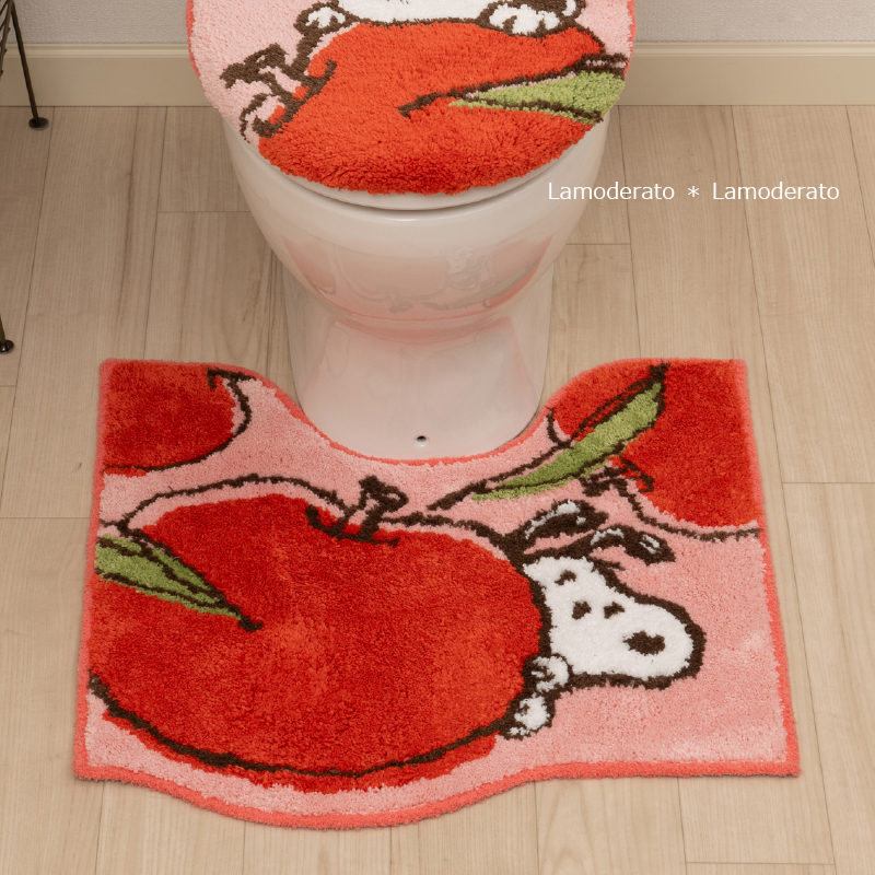 SNOOPY トイレマットセット 2点 約58×60cm トイレマット+兼用