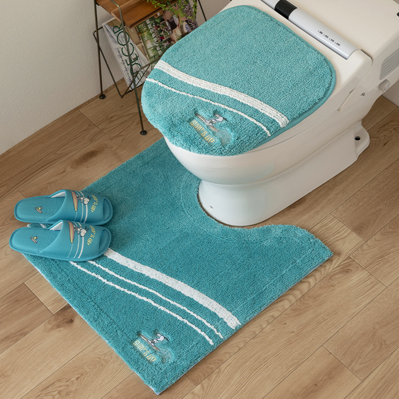 ポテチーノ　トイレカバー SNOOPY（スヌーピー） トイレフタカバー 吸着 兼用フタカバー 可愛い