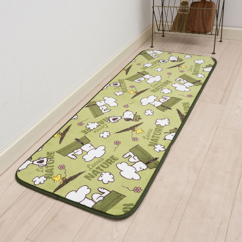 SNOOPY（スヌーピー） キッチンマット 120cm 台所マット 洗える