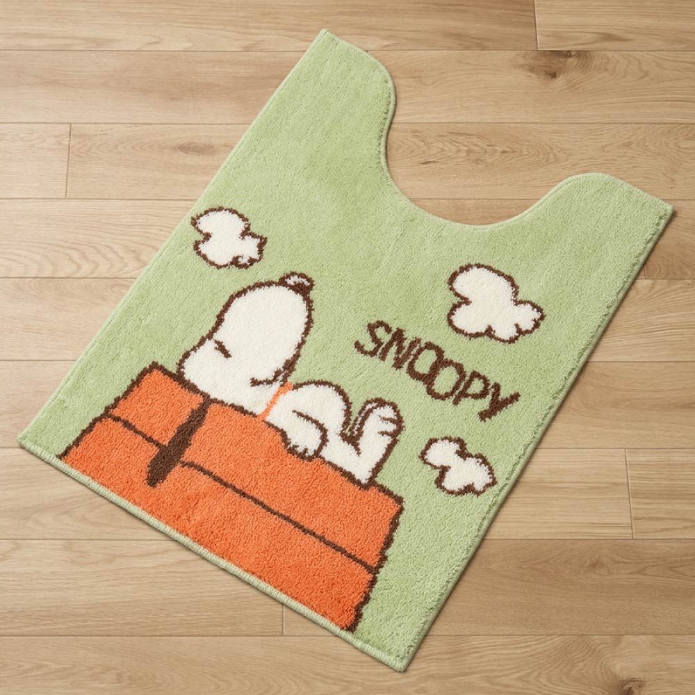 SNOOPY（スヌーピー） トイレマット ロング 約80×60cm おしゃれ