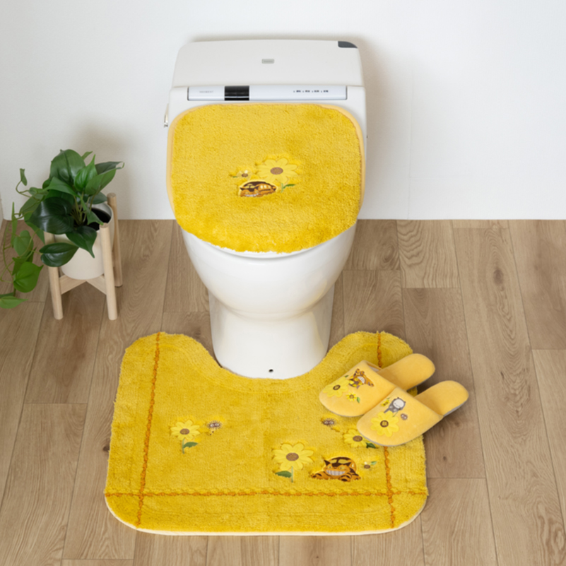 スタジオジブリ トイレマットセット 3点 となりのトトロ 花のバス停