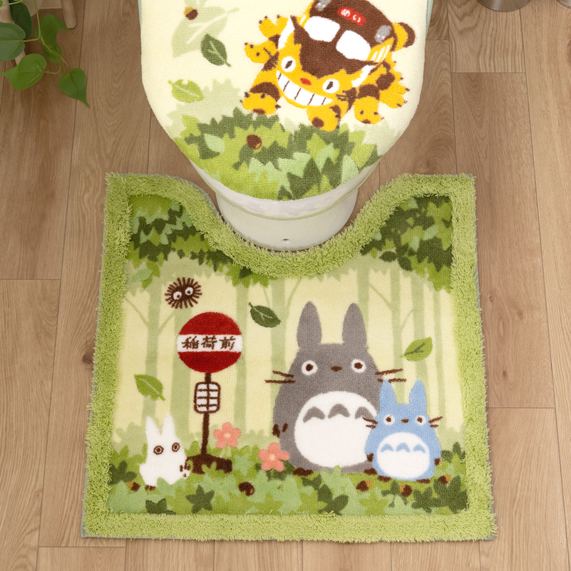 スタジオジブリ トイレマット トトロ 約60×60cm 洗える キャラクター