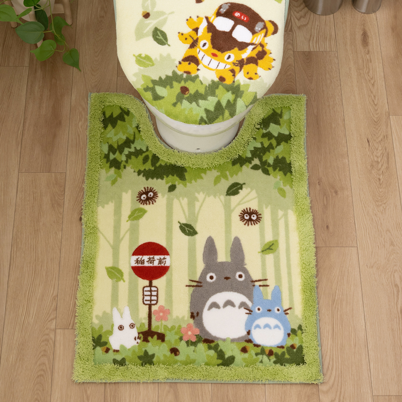 スタジオジブリ トイレマット ロング 約80×60cm トトロ 洗える