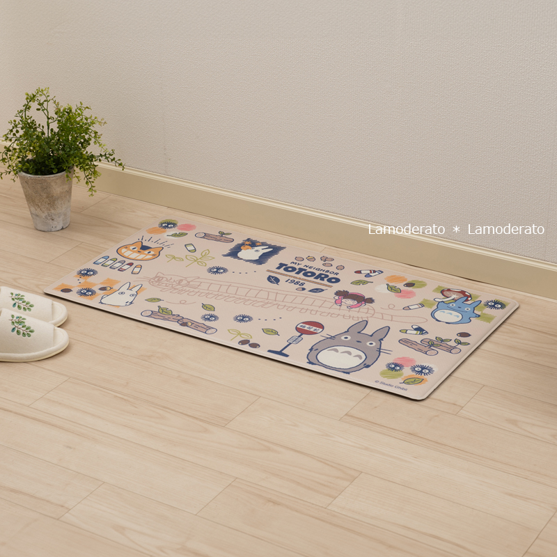 スタジオジブリ キッチンマット 拭ける 台所マット PVCマット PVC