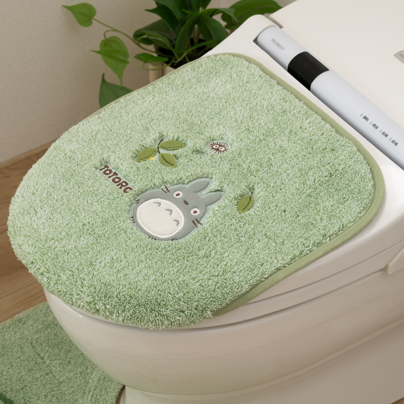 スタジオジブリ トイレフタカバー 吸着 トイレカバー 便座ふたカバー